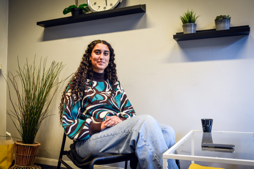Deltagare Angeliki från ledarskapsutbildningen Tro på Dig